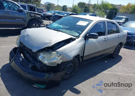 2004 Toyota Corolla Ce из США, поврежденный, VIN 1NXBR32E84Z193601